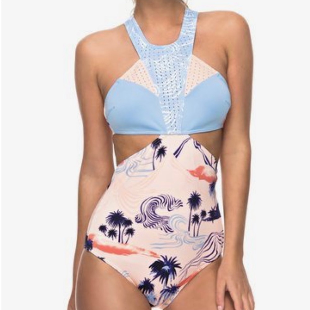 Roxy Pop Surf High Neck One-Piece